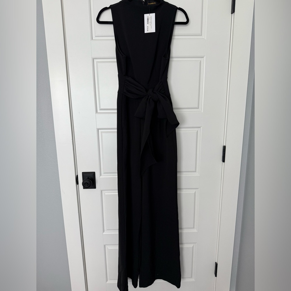 Sugarlips//Black Sleeveless jumpsuit